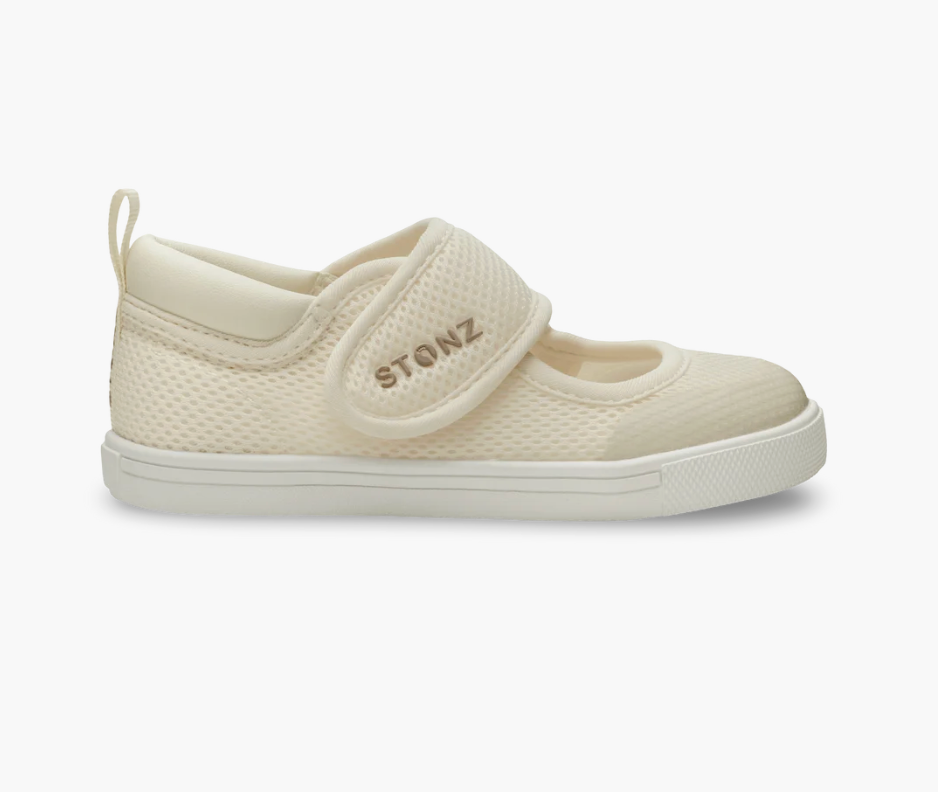 Stonz Cruiser Original Mary Jane Toddler & Kid Shoes - Ivory