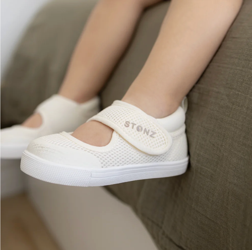 Stonz Cruiser Original Mary Jane Toddler & Kid Shoes - Ivory