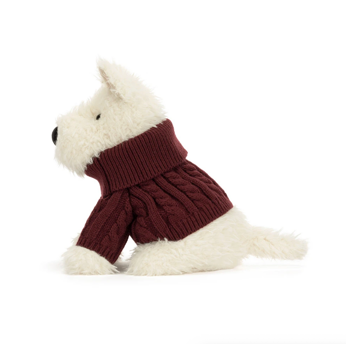 Jellycat Munro Scottie Dog Winter Jumper Outfit