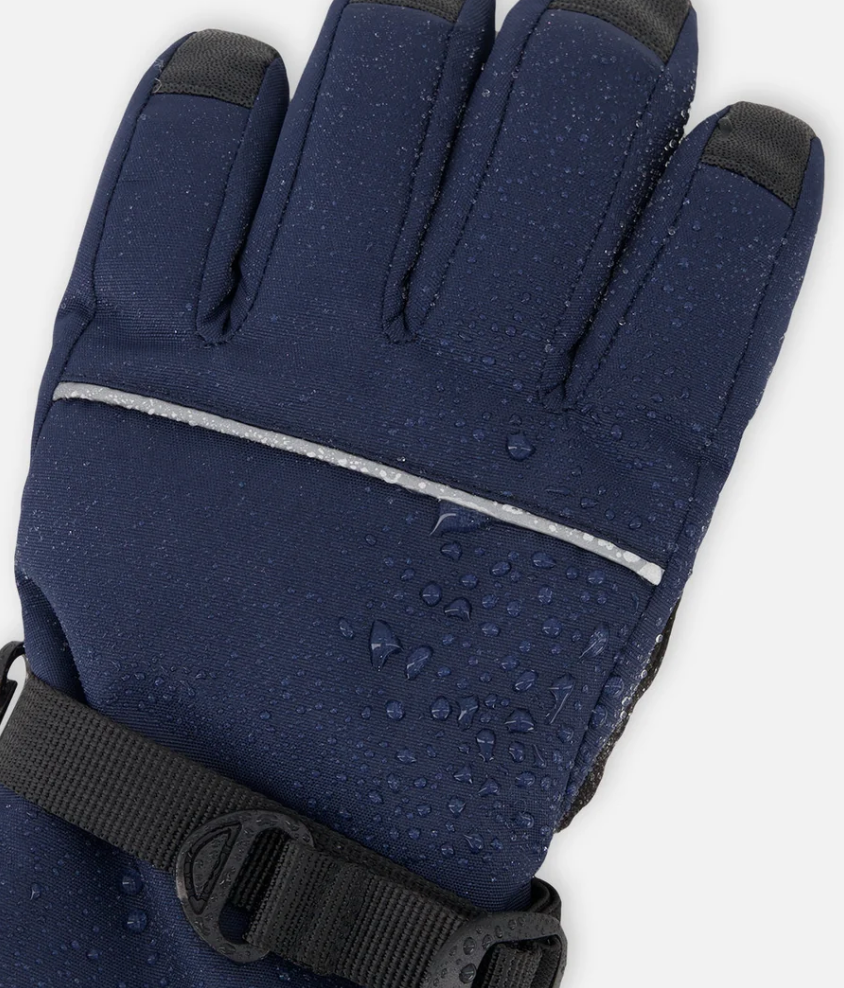 Deux Par Deux Teknik Winter Gloves - Navy Blue