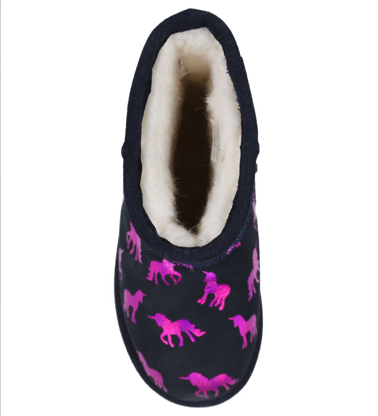 EMU Teddy Boots - Rainbow Unicorn Brumby Midnight