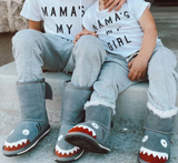 EMU Baby Boots - Shark Walker Putty