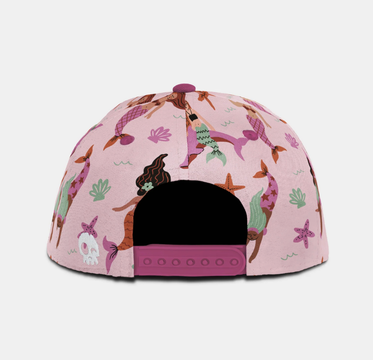 Headster Mermaid Dreamland Snapback Cap - Rosy Cheeks