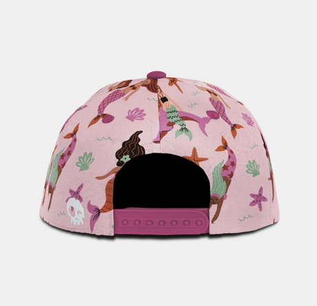 Headster Mermaid Dreamland Snapback Cap - Rosy Cheeks