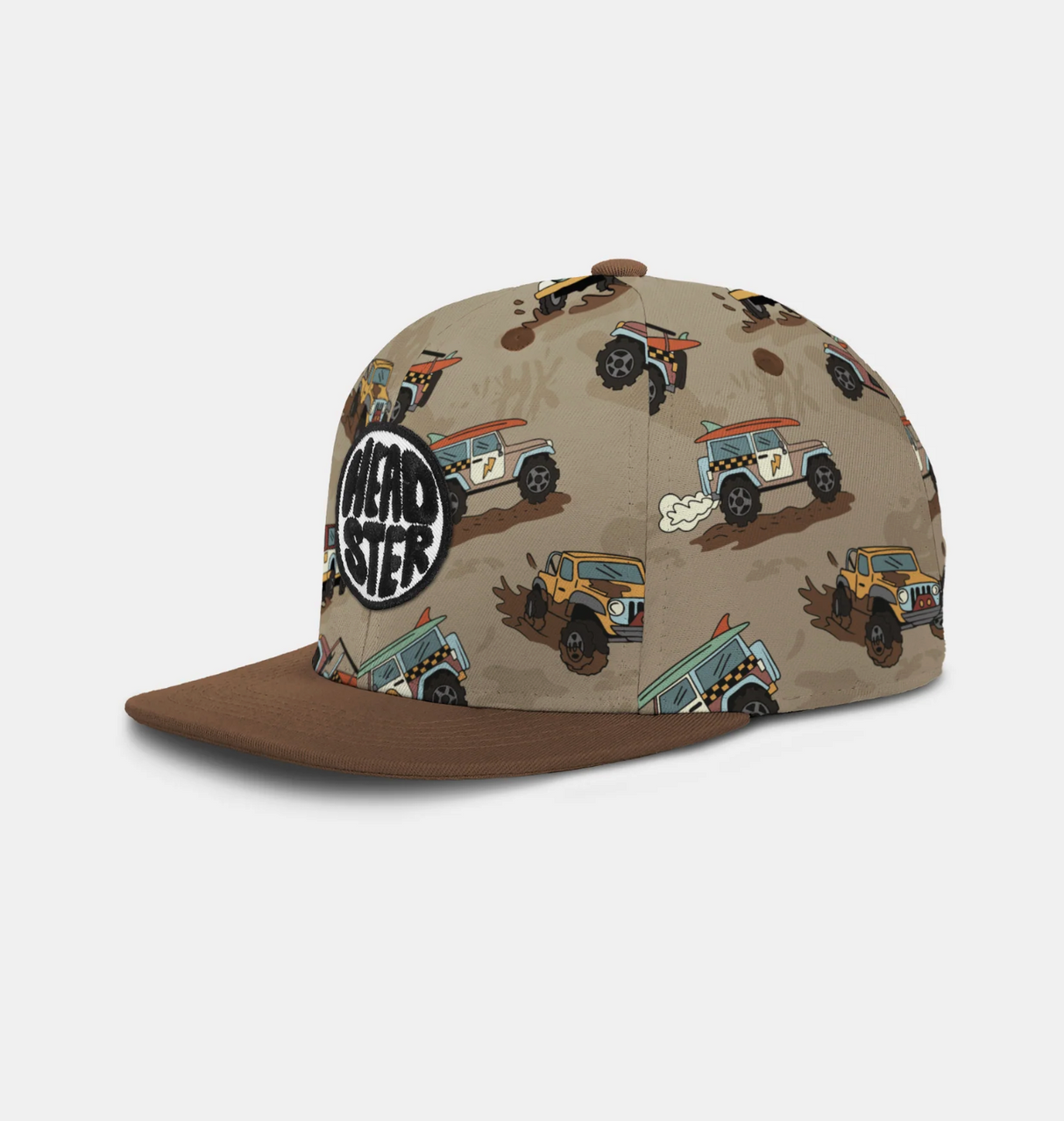 Headster All Terrain Fun Snapback Cap - Beige Sand
