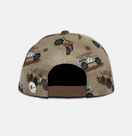 Headster All Terrain Fun Snapback Cap - Beige Sand