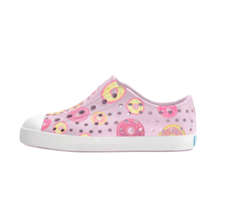 Native Jefferson Print Shoes - Barely Pink/ Shell White/ Donuts