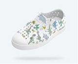 Native Jefferson Print Shoes - Shell White/ Shell White/ Flux Alpine Dino