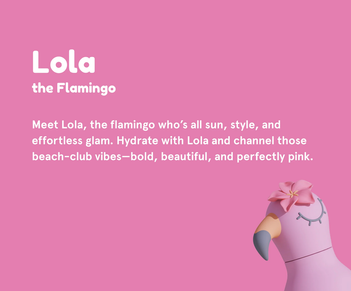 Asobu Bestie Water Bottle - Flamingo