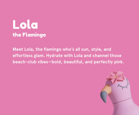 Asobu Bestie Water Bottle - Flamingo