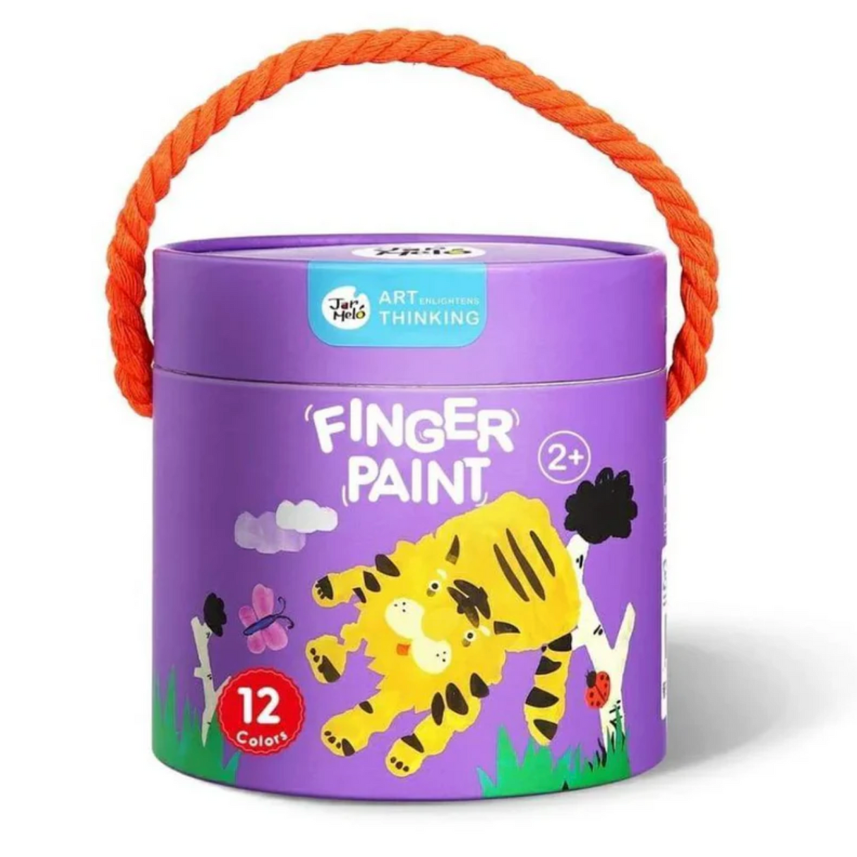Jar Meló Washable Finger Paint - 12 Colors