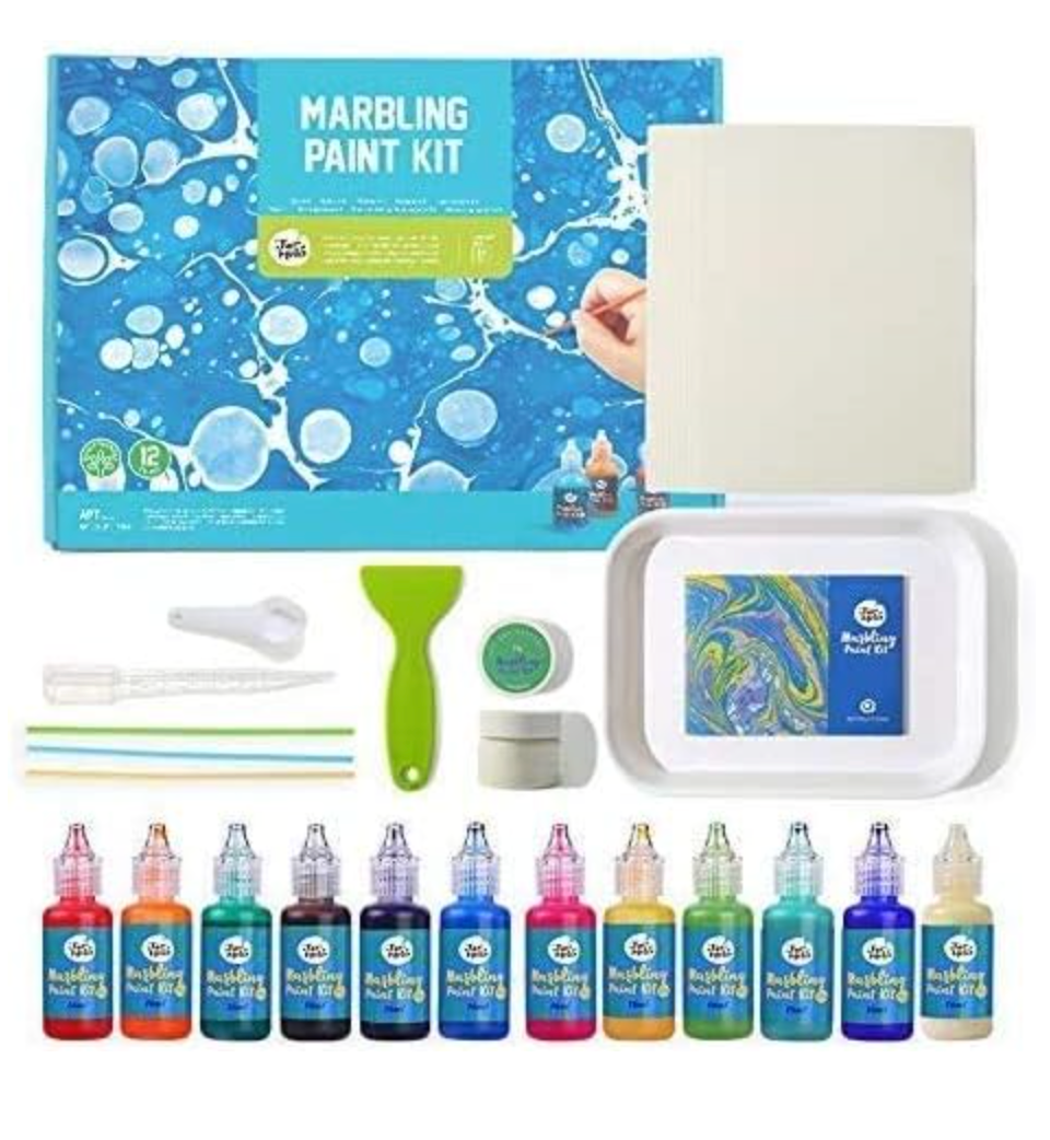 Jar Meló Marbling Paint Kit - 12 Colors