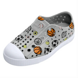 Native Jefferson Print Shoes - Hyams Grey/ Shell White/ Ball Pack
