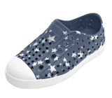 Native Jefferson Print Shoes - Deep Sea Blue/ Shell White/ Firework Stars