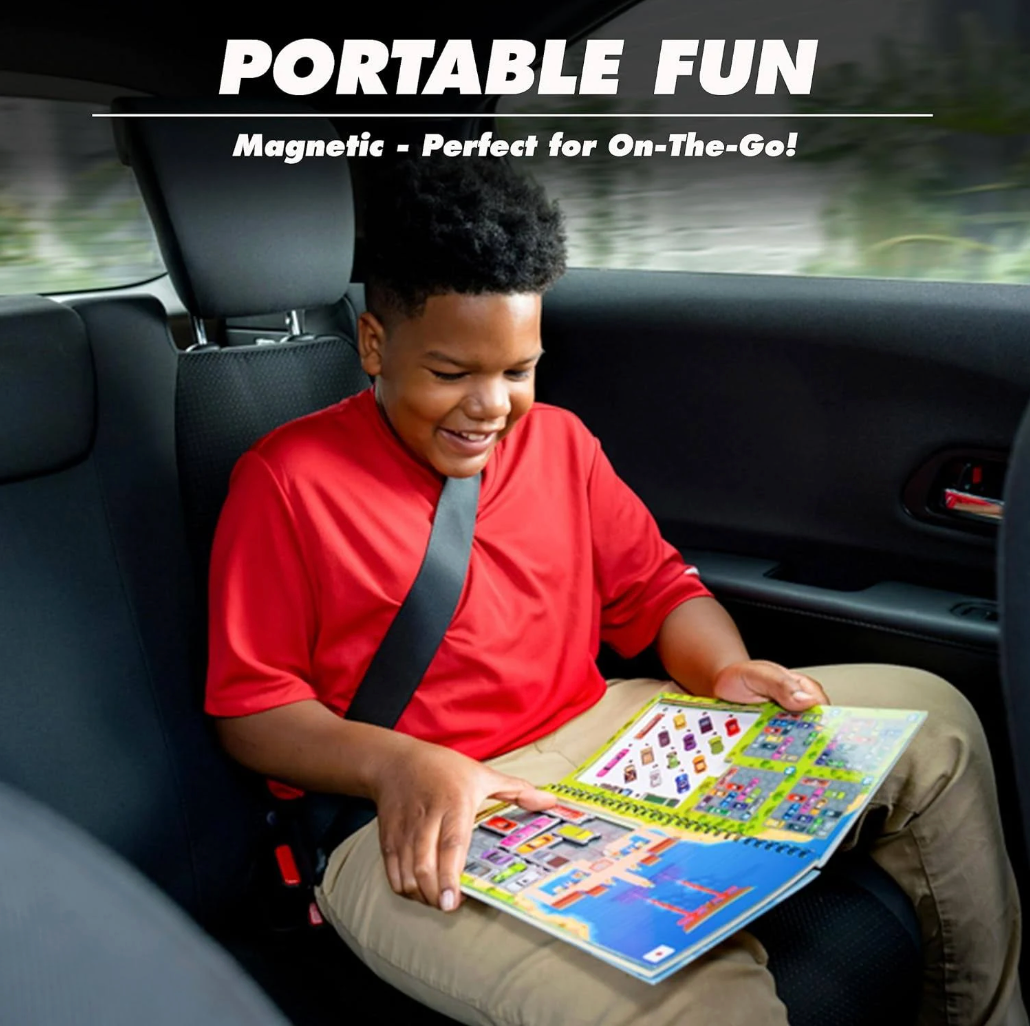 Ravensburger Think Fun Rush Hour Magnetic Travel Puzzle