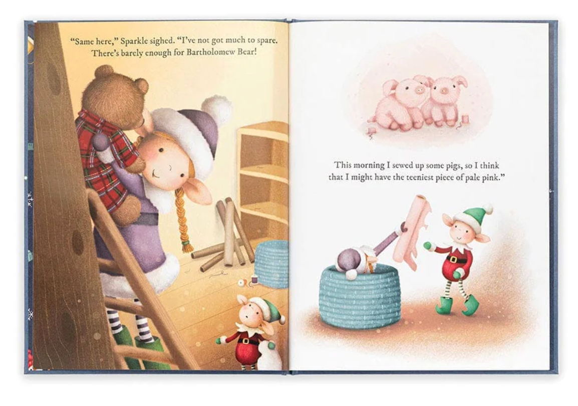 Jellycat Eldo Elf and the Patchwork Bashful Bunny Book