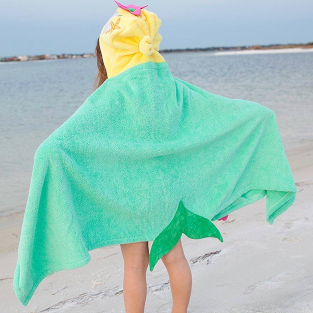 Zoocchini Toddler Hooded Towel - Mermaid