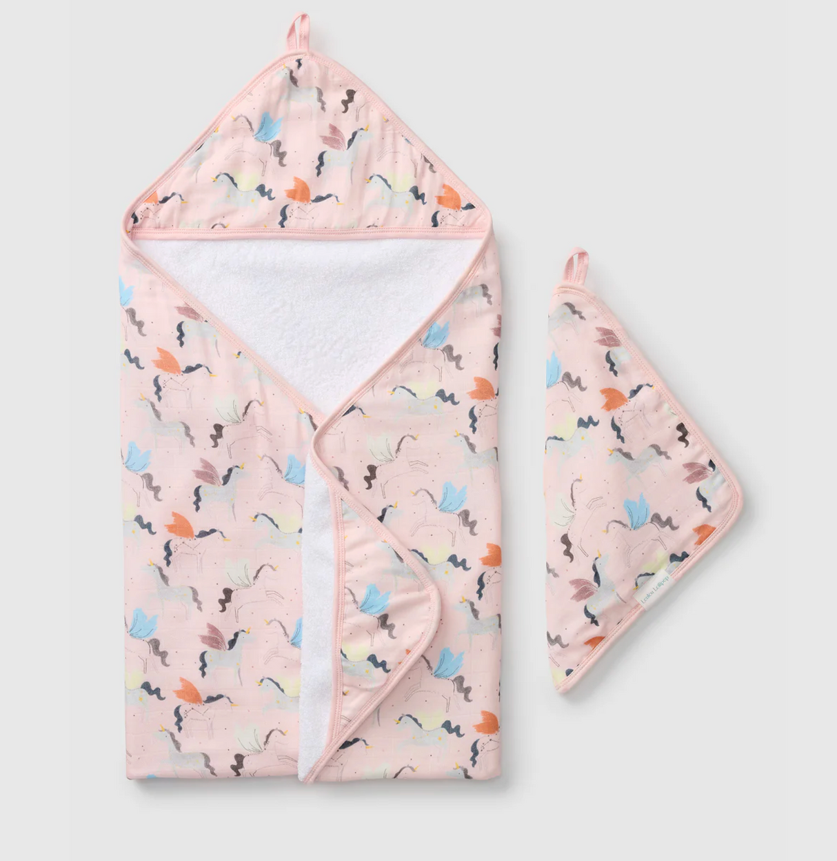 Loulou Lollipop Hooded Towel Set - Unicorn Ballet