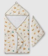 Loulou Lollipop Hooded Towel Set - French Breakfast