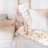 Loulou Lollipop Hooded Towel Set - French Breakfast