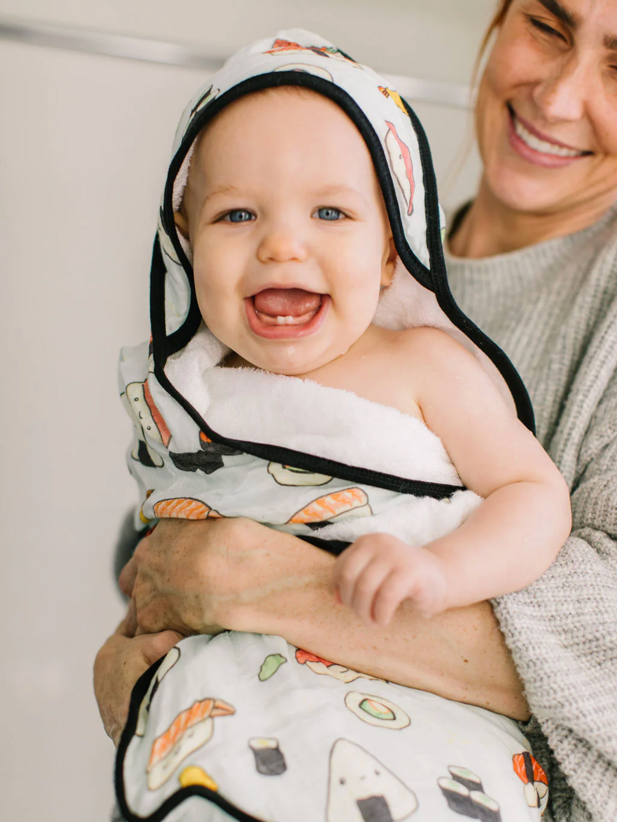 Loulou Lollipop Hooded Towel Set - Sushi