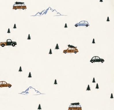 Silkberry Baby Bamboo Sleep Sack - Winter Road Trip 1.0 TOG