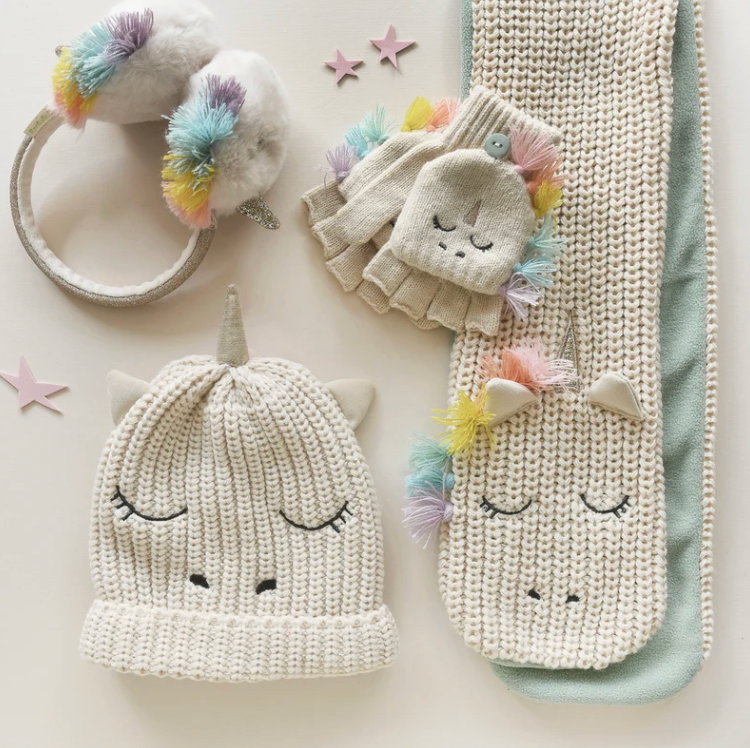 Rockahula Rainbow Unicorn Knitted Scarf (3-10Y)