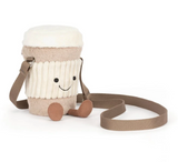 Jellycat Amuseables Perkle Coffee Shoulder Bag