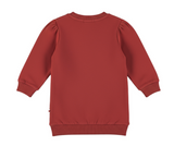 Dirkje Girls’ Jumper Dress - Red, Lollipop, Hairband with Hearts