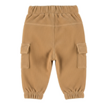 Dirkje Boys’ Loose-Fit Trousers - Brown, Cargo Pockets