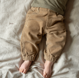 Dirkje Boys’ Loose-Fit Trousers - Brown, Cargo Pockets