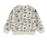 Dirkje Boys’ Jumper - Off-White, Woodland