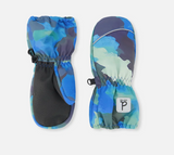 Deux Par Deux Play Winter Mittens - Blue Camouflage