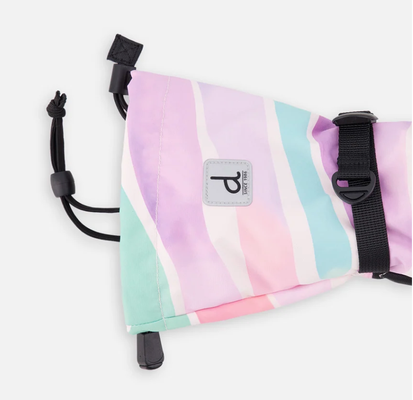 Deux Par Deux Winter Mittens - Teknik Multicolored Line Print