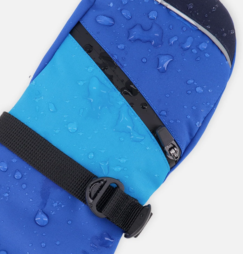 Deux Par Deux Winter Mittens - Teknik Dark Blue
