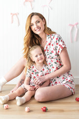 Kyte Baby - Women's Short Sleeve Pajama Set in Strawberry Fields