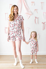 Kyte Baby - Women's Short Sleeve Pajama Set in Strawberry Fields