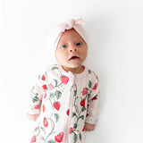 Kyte baby Zippered Footie in Strawberry Fields
