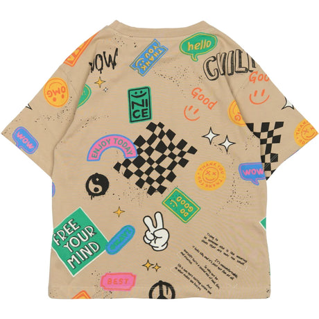 TNPete Oversize T-shirt - Humus AOP