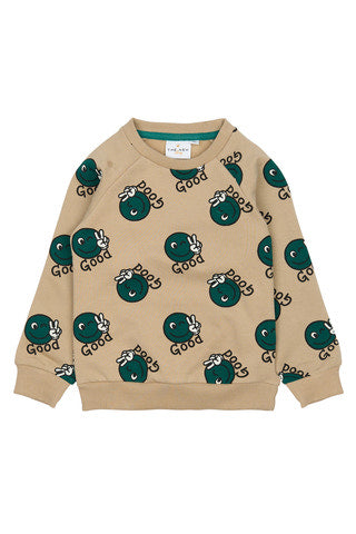 The New Phil Sweatshirt - HUMUS AOP