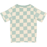 THE NEW TNSTSebastian Oversized T-shirt - Aqua Gray AOP