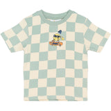 THE NEW TNSTSebastian Oversized T-shirt - Aqua Gray AOP