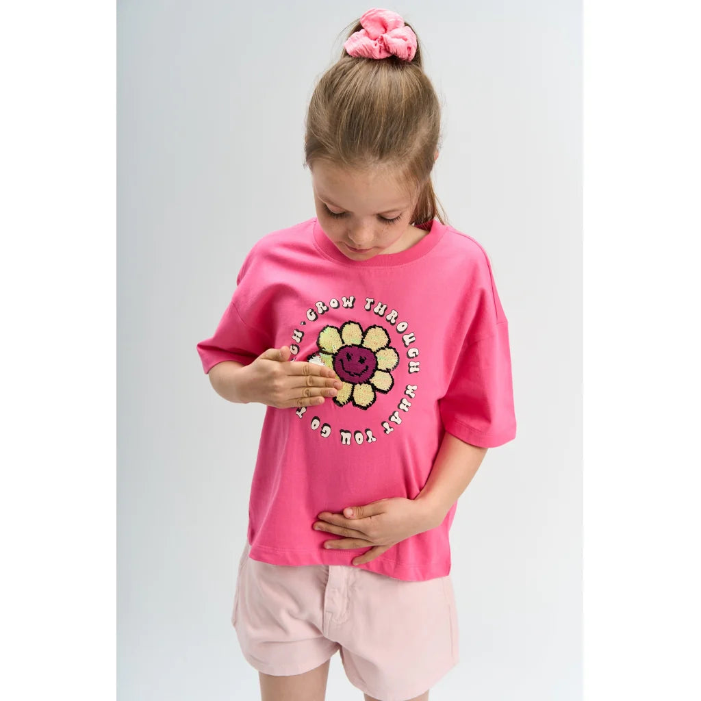 THE NEW TNSkye Oversize T-Shirt - Carmine Rose