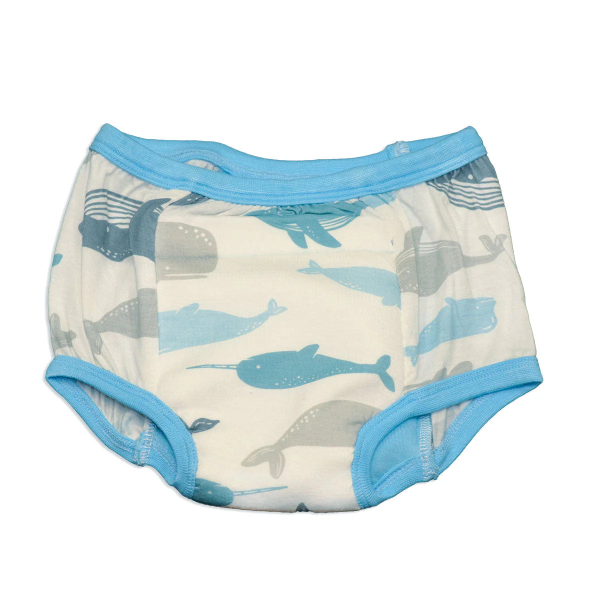 Silkberry Bamboo Training Pants (Whale of a Time Print)