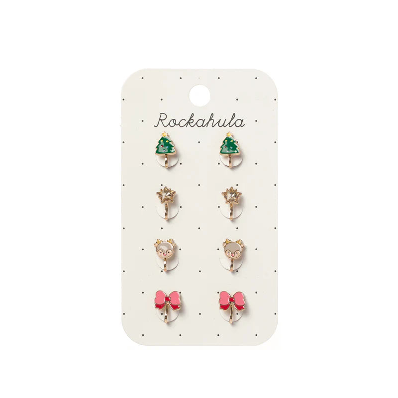 Rockahula Jolly Christmas Clip On Earrings