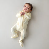 Kyte Zippered Footie in Chamomile