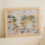 Once Upon a Puzzle - Around the World! A Look & Find Adventure 100 Piece