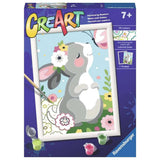 Ravensburger CreArt Painting by Numbers - Beautiful Bunny