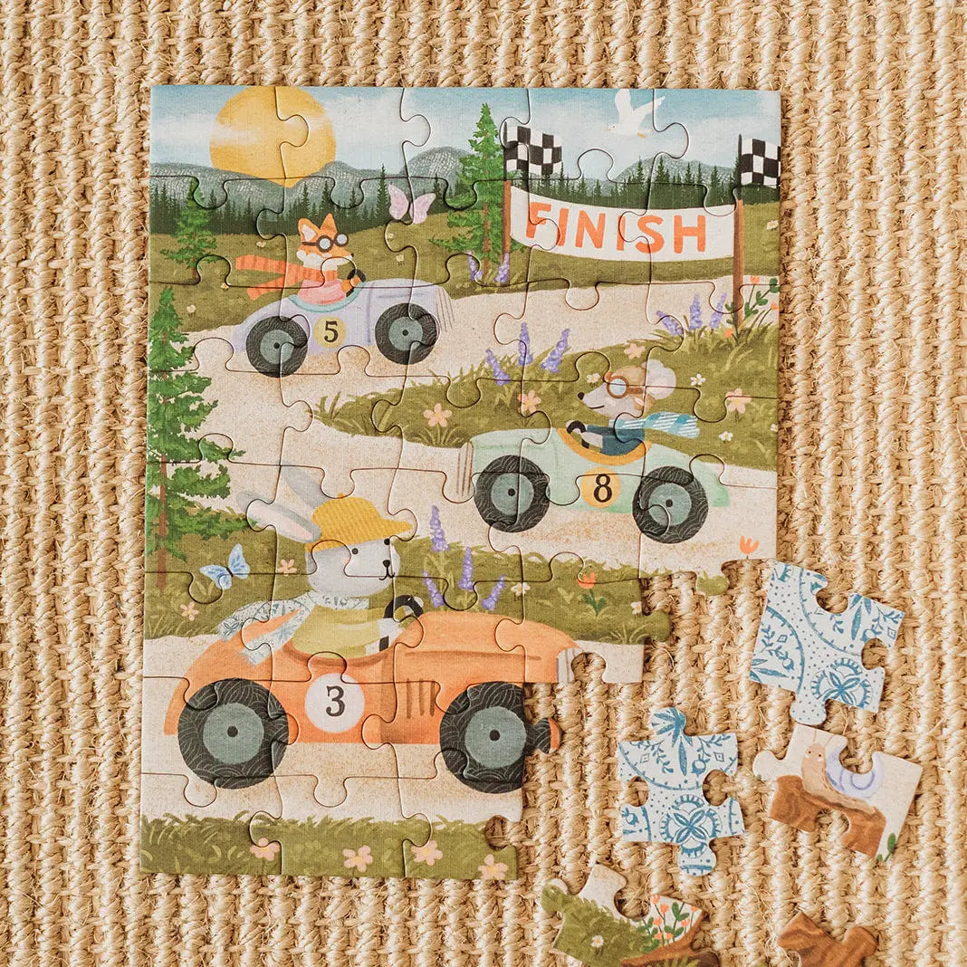 Once Upon a Puzzle - Little Racers 40 Piece Mini
