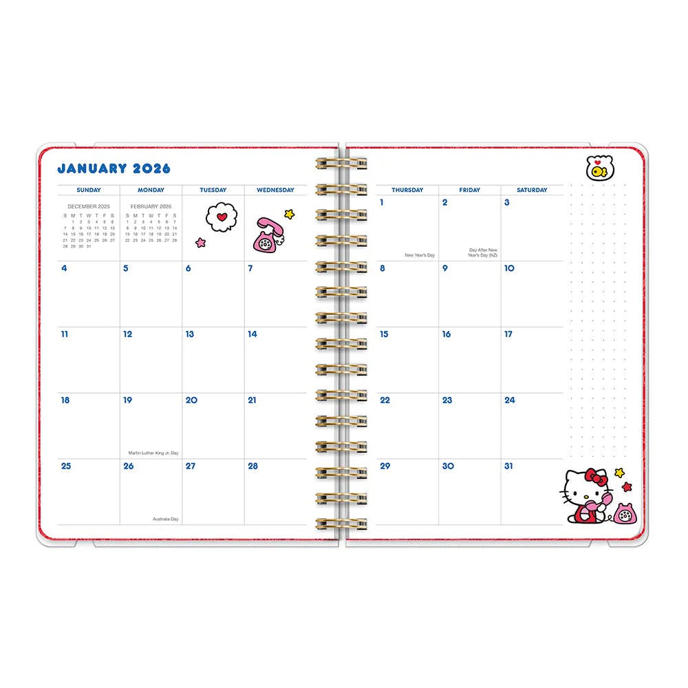 Hello Kitty Playful Pink Deluxe Compact Flexi